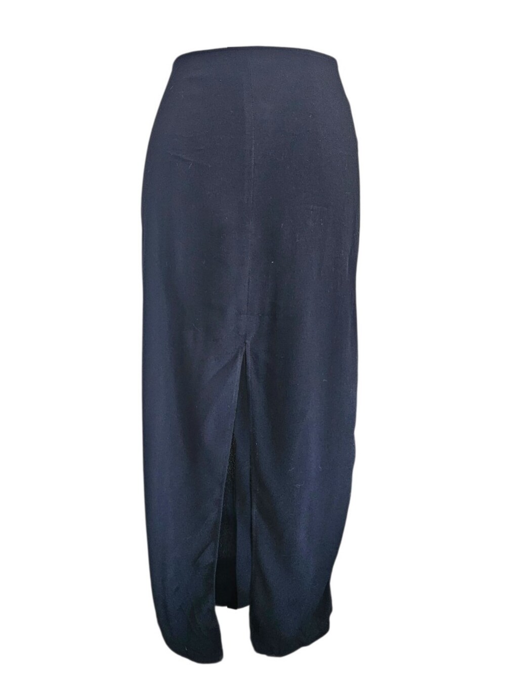 Reformation Black Maxi Skirt with Front Slit Size 6